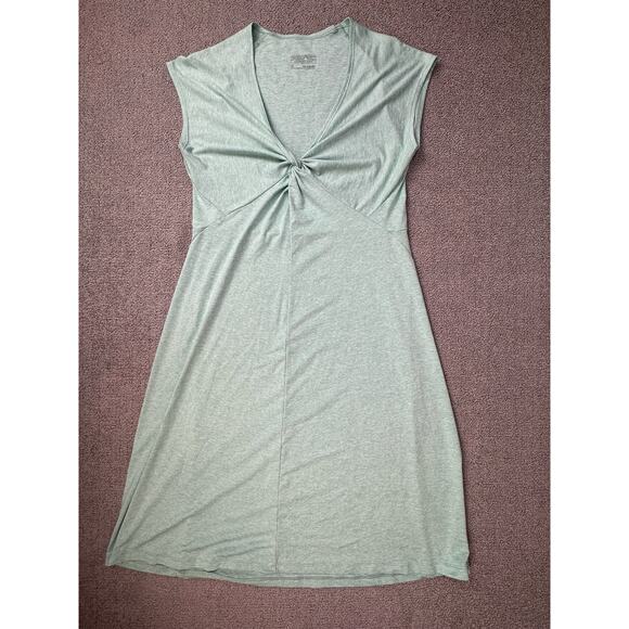 Patagonia Seabrook Banda Dress Twist Front Mint Green Size Medium - Picture 2 of 7